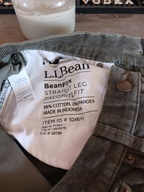L.L.Bean BeanFlx Straight Leg Pants - Olive Green